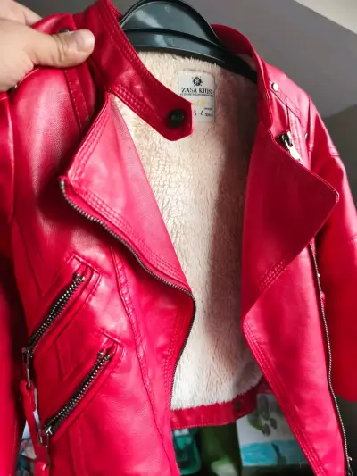 Chaqueta roja infantil Zasa Kids talla 4 - miniatura 1