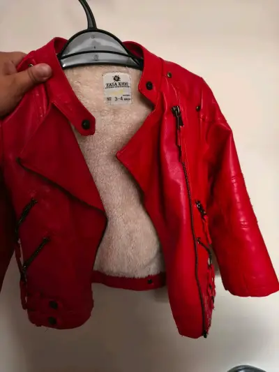 Chaqueta roja infantil Zasa Kids talla 4 - miniatura 2
