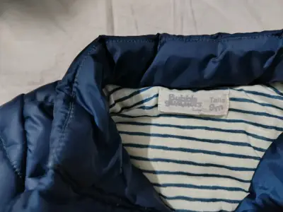 Chaqueta acolchada azul para niño 9 meses - miniatura 2