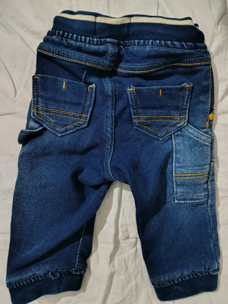 Pantalón de mezclilla para niños 6 meses - 3