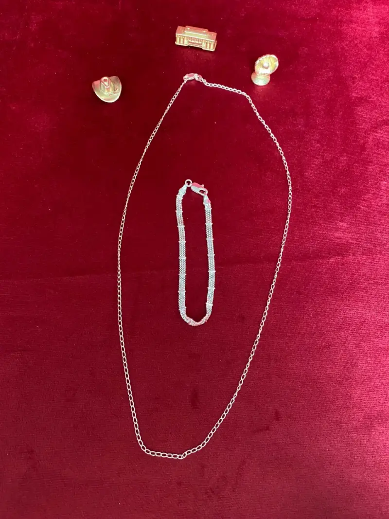 Conjunto de joyas de plata 925 Italiana