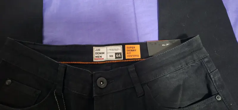 Jeans nuevo hombre negros talla 44 - 3
