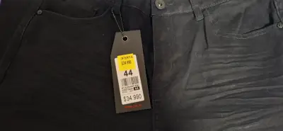 Jeans nuevo hombre negros talla 44 - miniatura 4