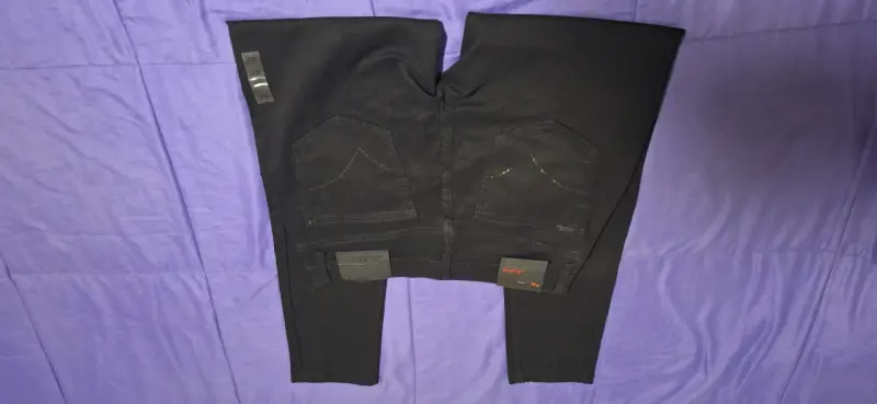 Jeans nuevo hombre negros talla 44 - 6