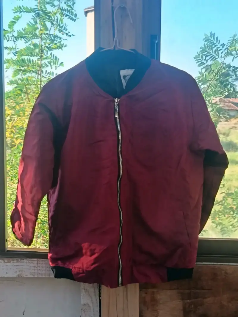 Chaqueta de invierno naranja con capucha - 5