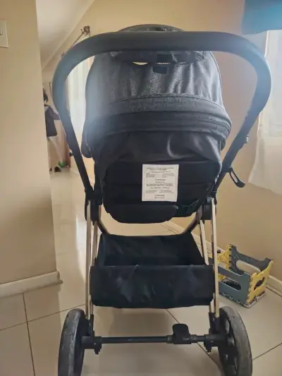 Coche Cuna Travel System Negro - miniatura 2