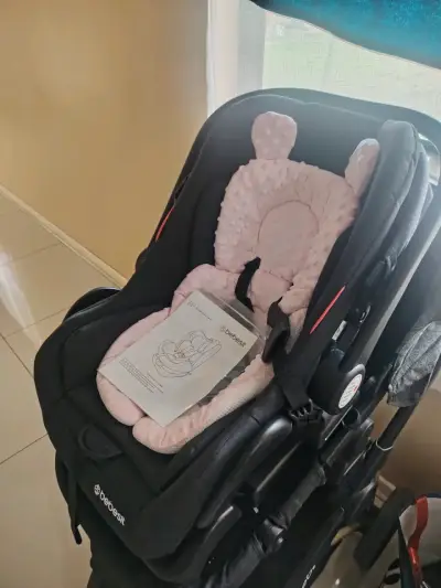 Coche Cuna Travel System Negro - miniatura 6