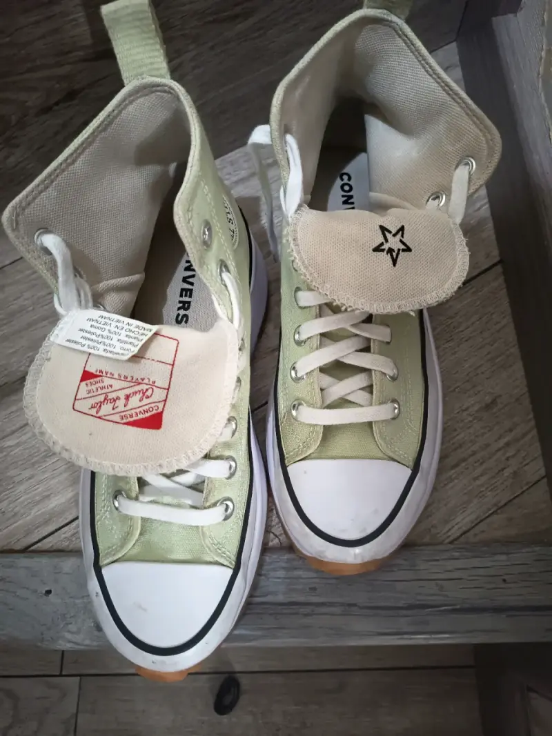 Zapatillas altas verde claro - 3