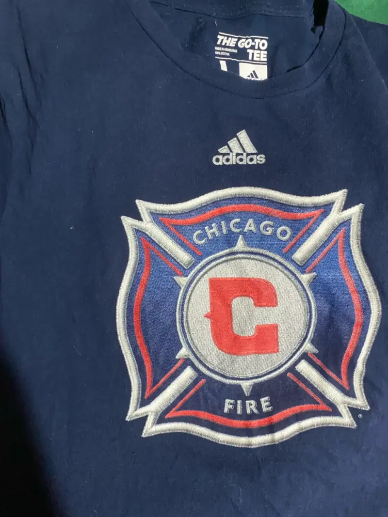 Polera adidas TALLA L Chicago Fire azul - 1