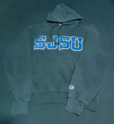 Polerón negro con capucha SJSU Champion - miniatura 2