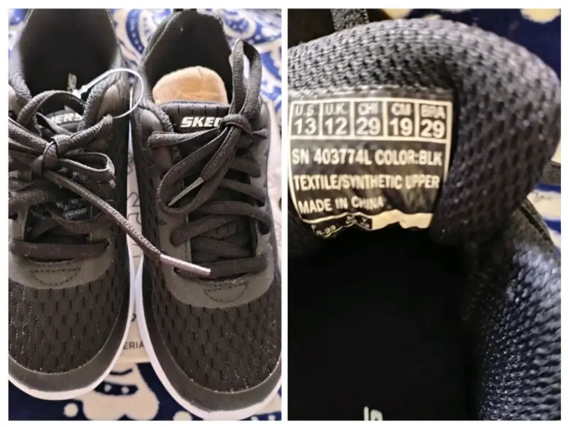 Zapatillas Skechers negras talla 29