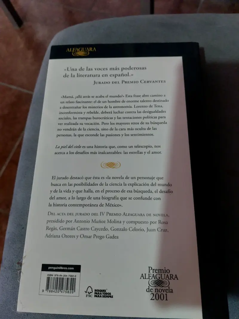 Libro 'La piel del cielo' de Elena Poniatowska - 2