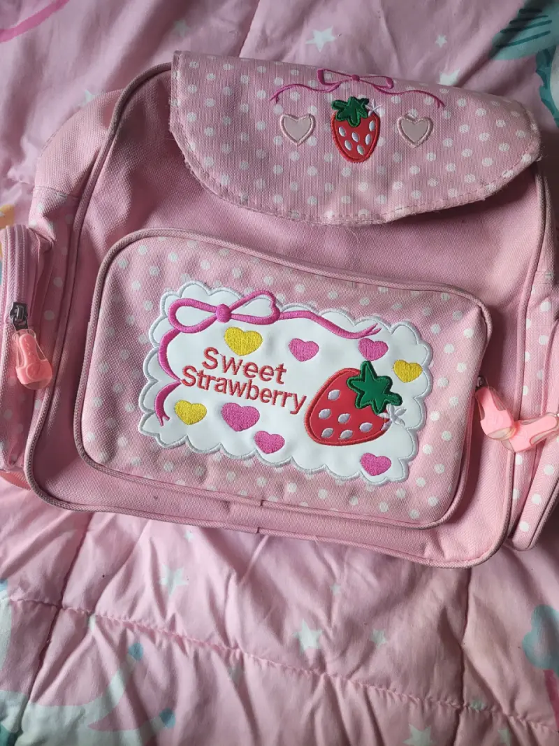 Mochila rosa Sweet Strawberry - 1