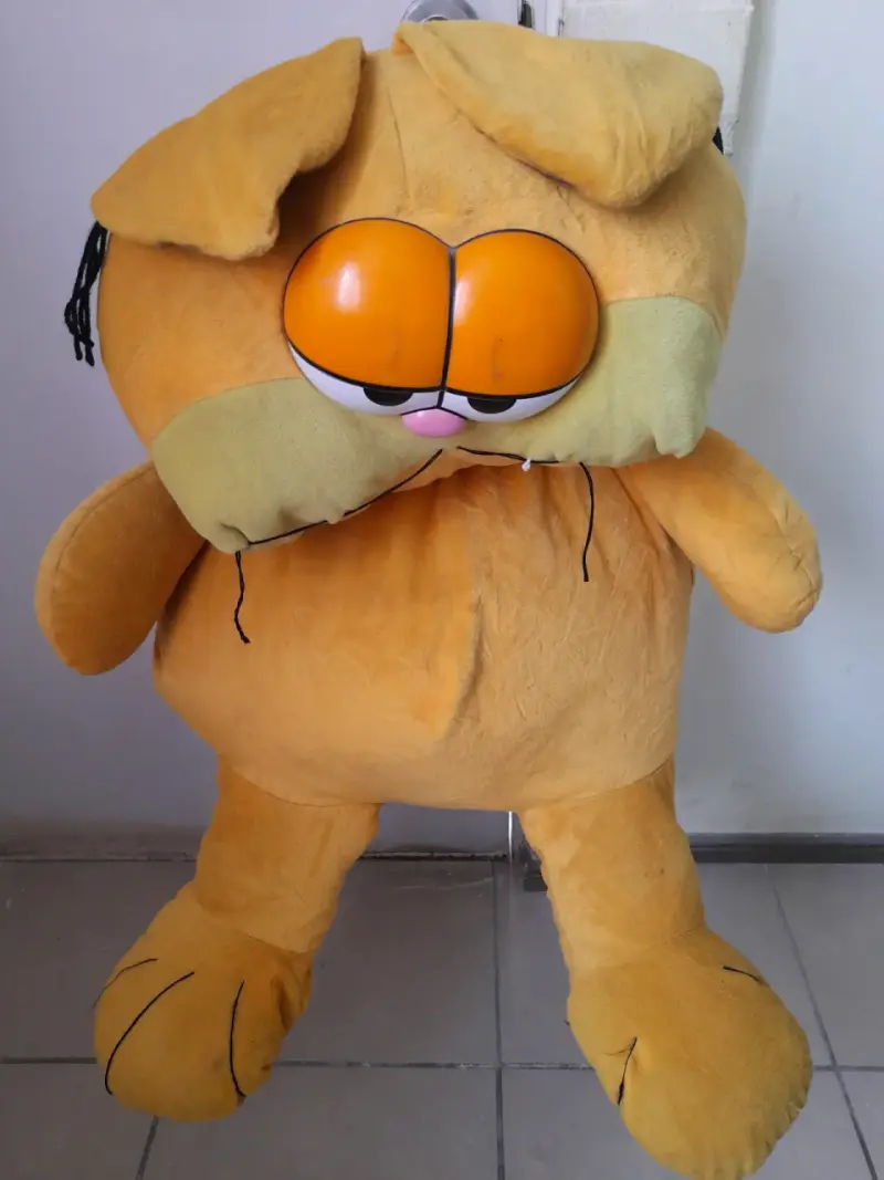 Peluche grande de gato anaranjado - 3