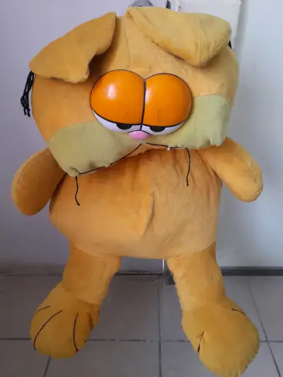 Peluche grande de gato anaranjado - miniatura 3
