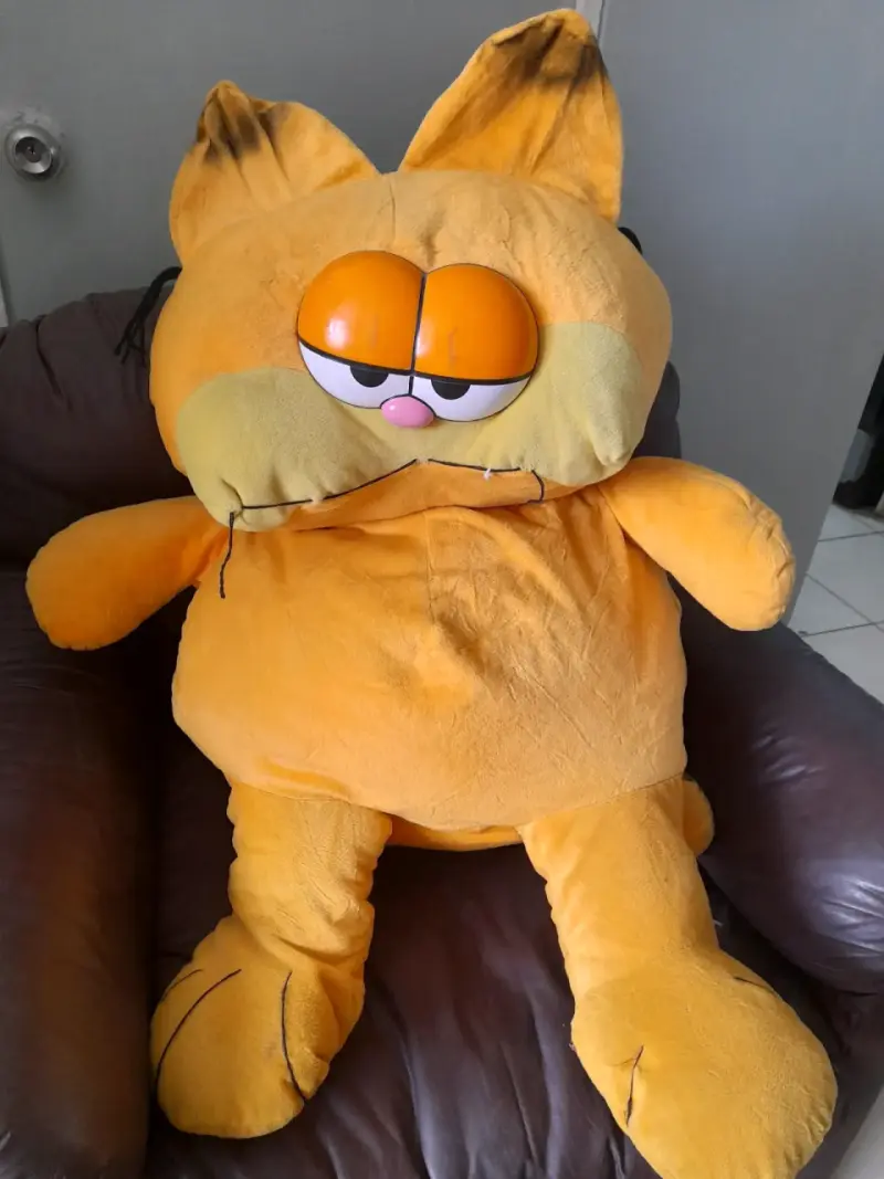 Peluche grande de gato anaranjado - 5