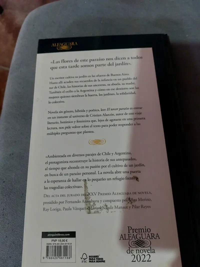 Libro El tercer paraíso de Alarcón - 2