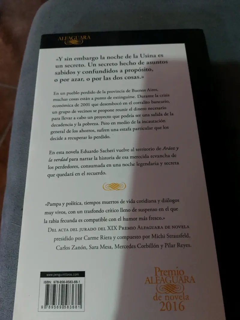 Libro 'La noche de la Usina' - 2