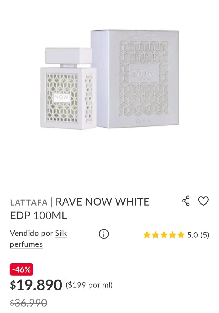 Perfume Rave Now White - 2