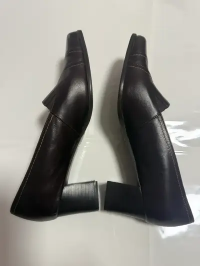 Zapatos cuero marrón Donna 38 - miniatura 3