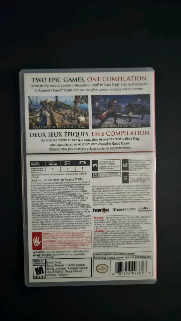 Juego Assassin's Creed Rebel Collection Switch - 2
