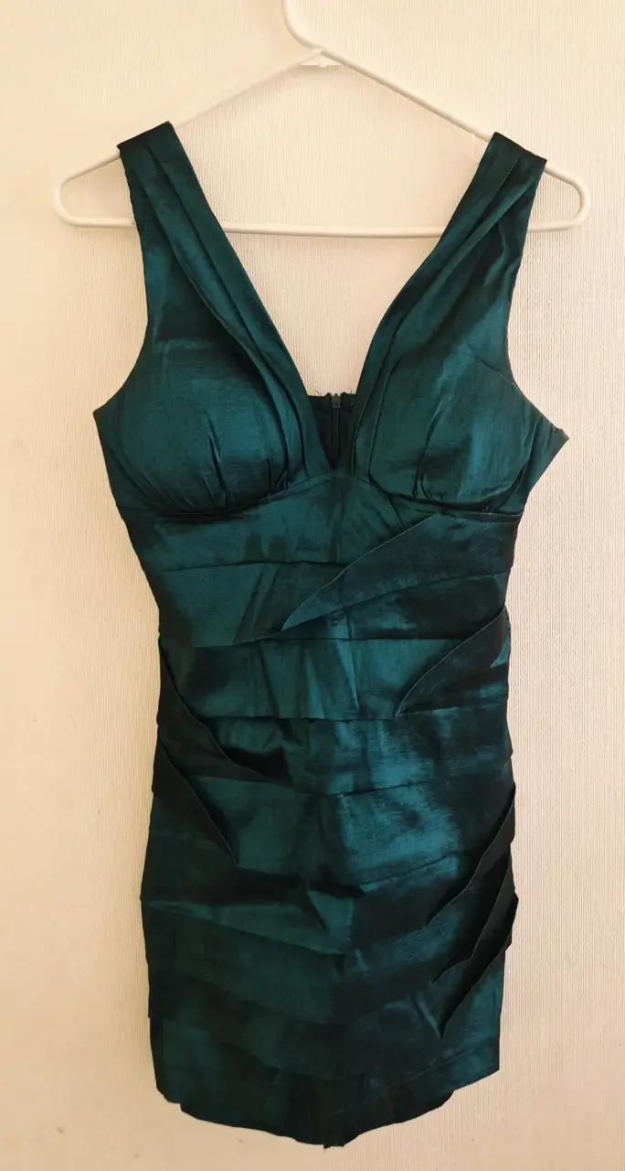 Vestido verde elegante