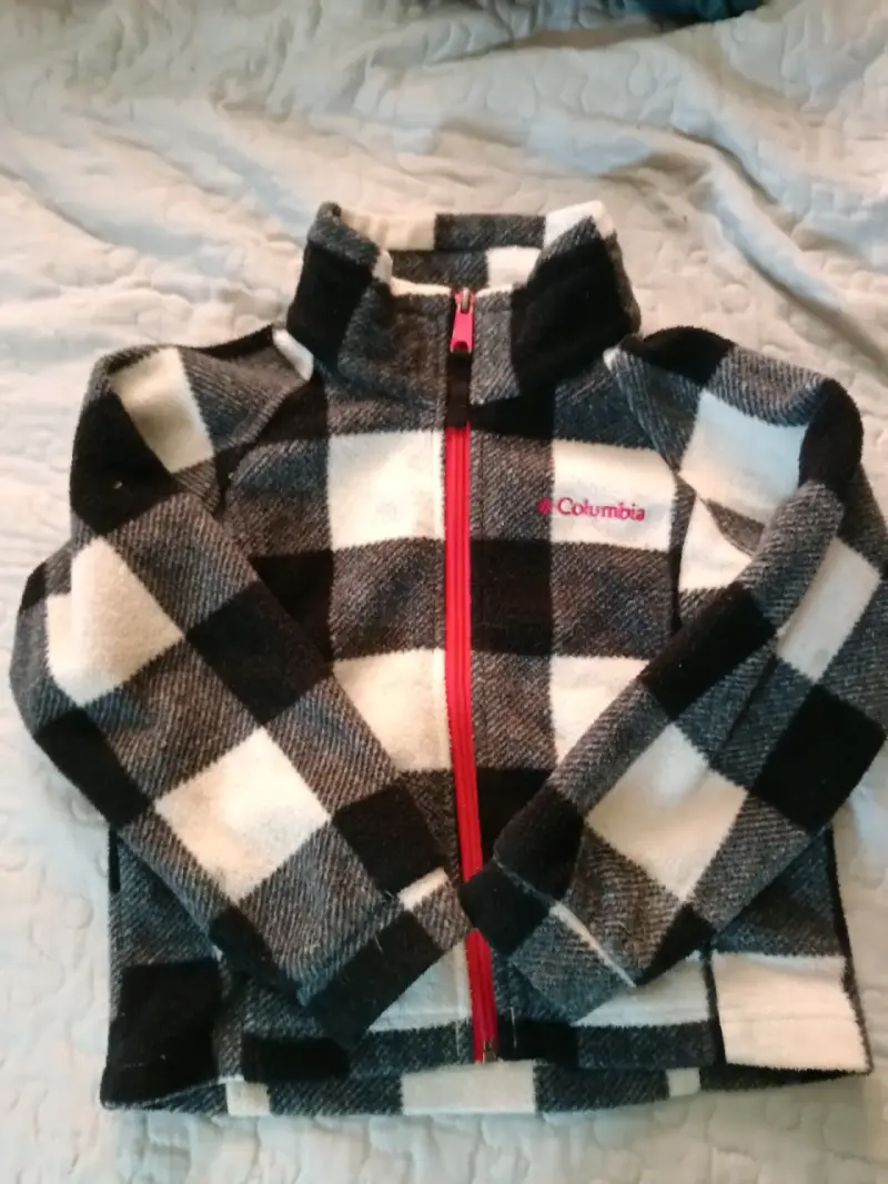 Chaqueta polar cuadros Columbia