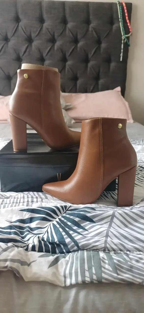 Botines marrones de cuero - 1