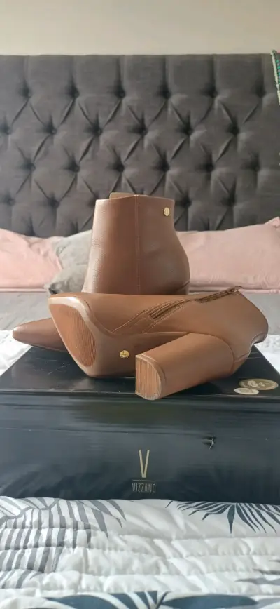 Botines marrones de cuero - miniatura 4