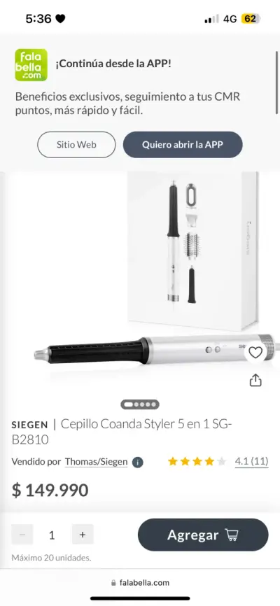 Cepillo moldeador de cabello - miniatura 3