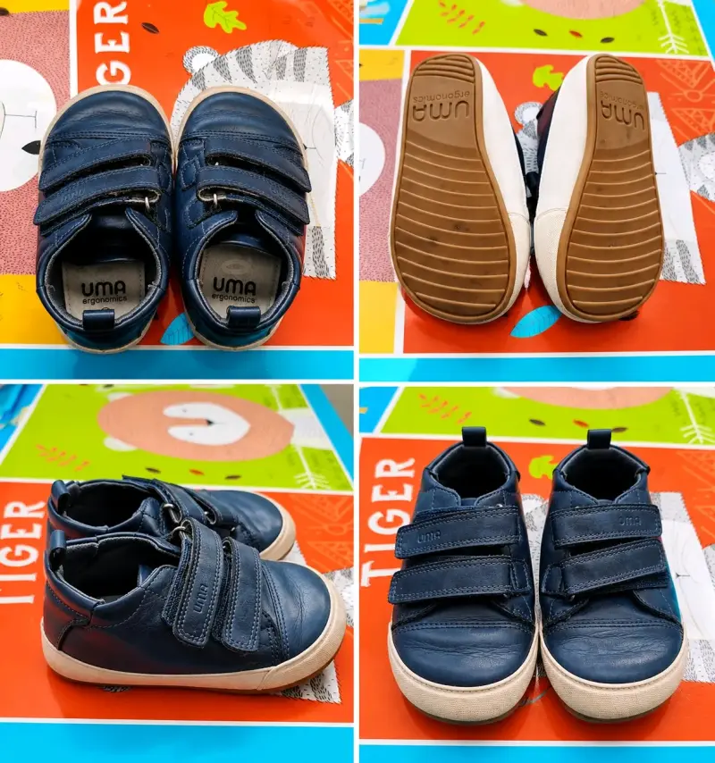 Zapatilla talla 7 UMA Baby para niños azul marino - 4