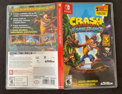 Juegos Nintendo Switch Pokémon Espada y Crash - miniatura 4
