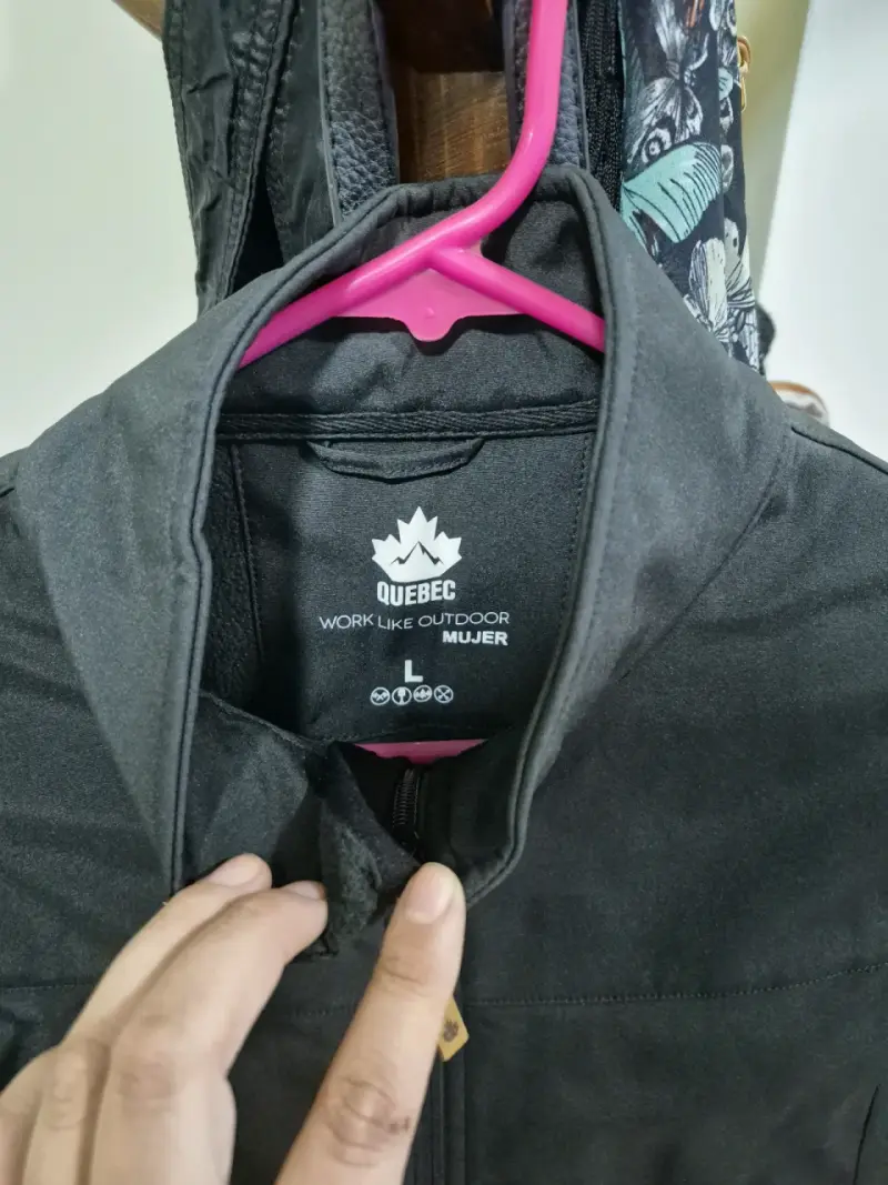 Chaqueta outdoor mujer negra - 1