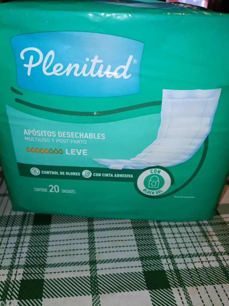 Apósitos desechables Plenitud