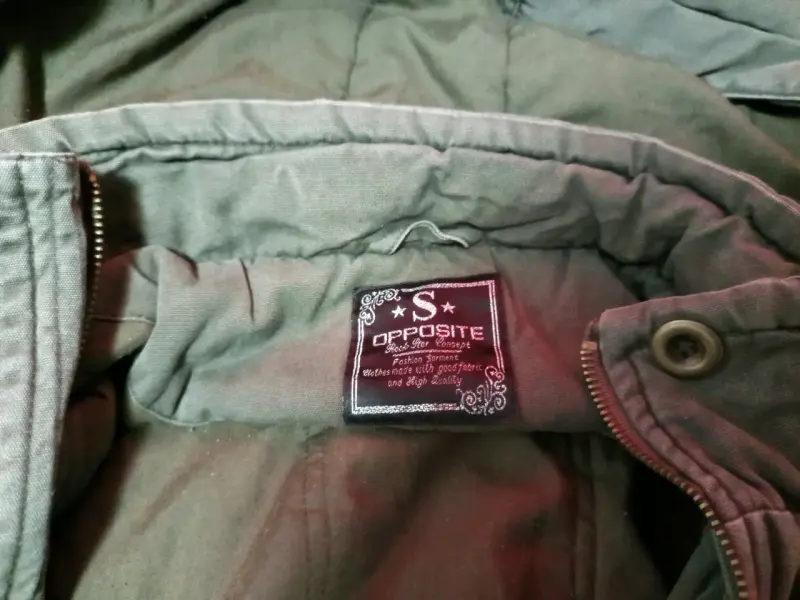 Parka verde con capucha y2k - 2