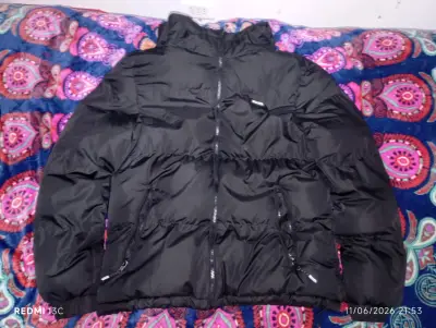 Chaqueta acolchada negra Spalding talla M - miniatura 1