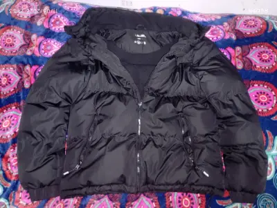 Chaqueta acolchada negra Spalding talla M - miniatura 2