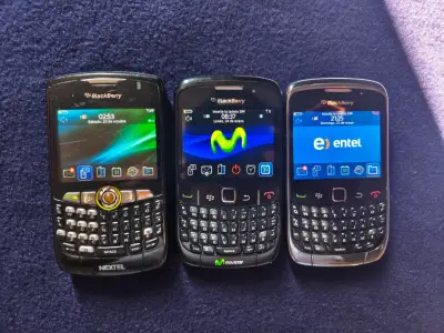 Lote 3 BlackBerry usados - miniatura 1