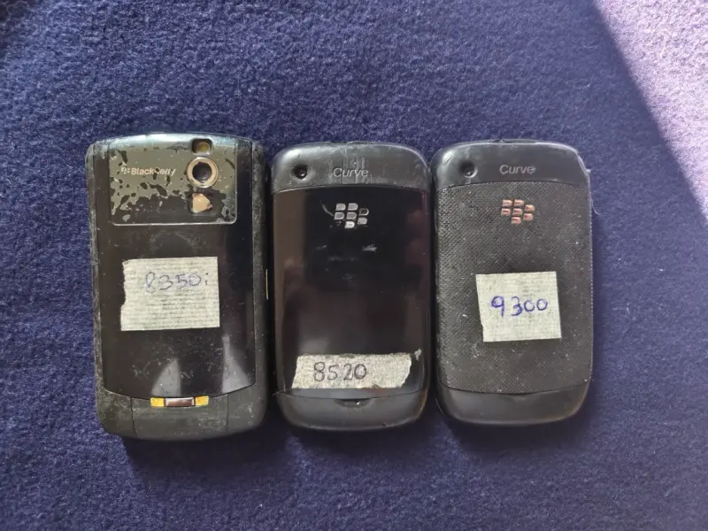 Lote 3 BlackBerry usados - 2