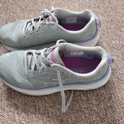 Zapatillas deportivas grises Skechers - miniatura 1