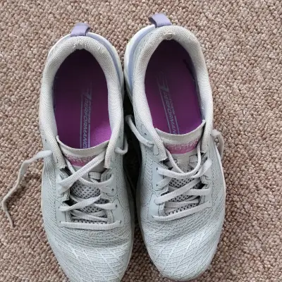 Zapatillas deportivas grises Skechers - miniatura 2