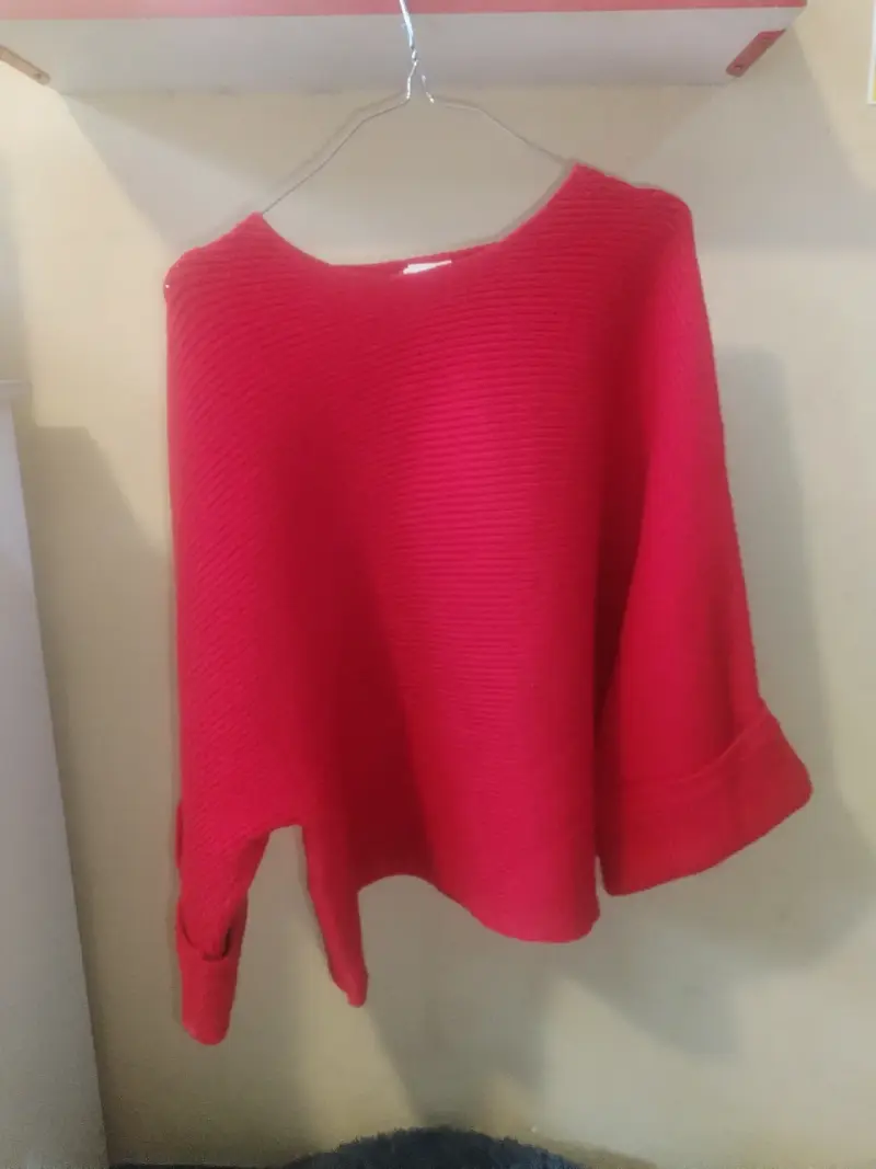 Suéter rojo de lana sybilla - 1