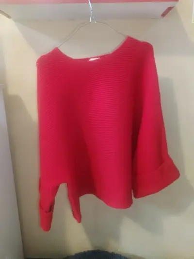 Suéter rojo de lana sybilla - miniatura 1