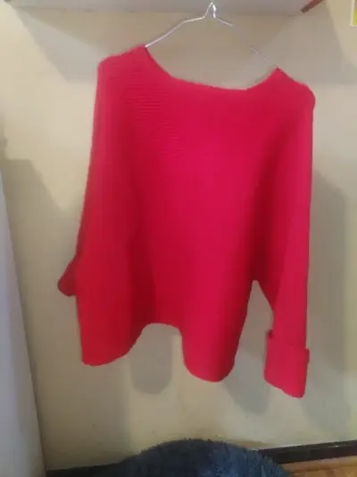 Suéter rojo de lana sybilla - miniatura 2