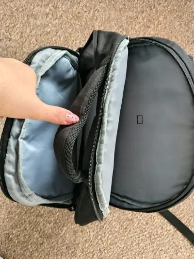 Mochila negra Samsonite - miniatura 3