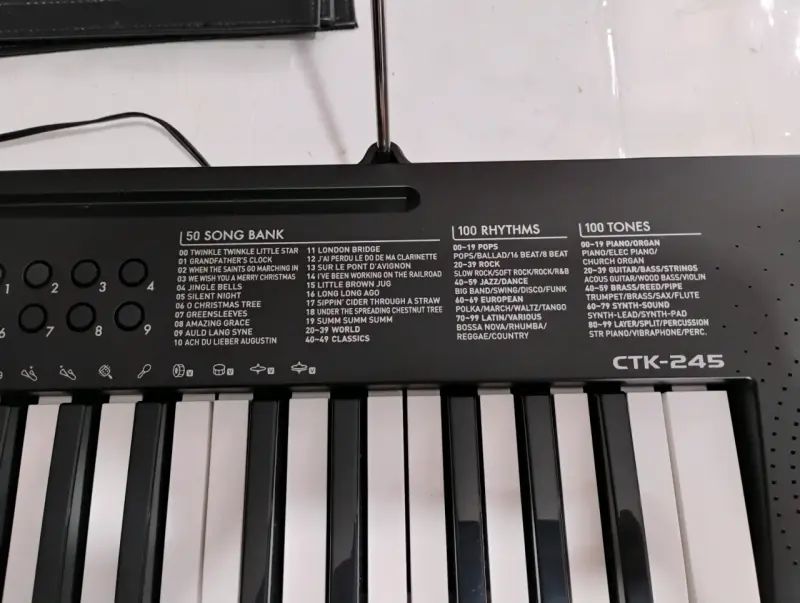 Teclado Casio CTK-245 con funda - 4