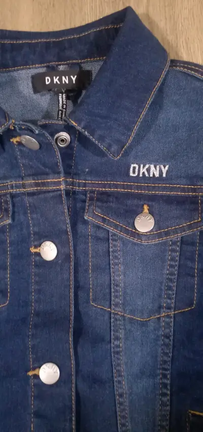 Chaqueta de mezclilla DKNY azul - miniatura 2
