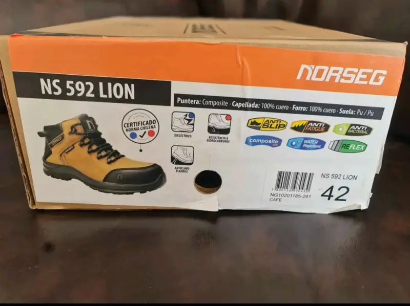 Zapato de Seguridad Norseg Unisex talla 42 - 2