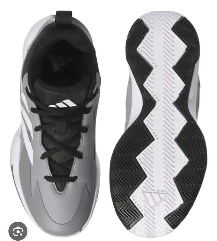 Zapatillas deportivas blancas y negras - 1