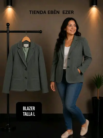 Chaqueta negra talla XXL - miniatura 3
